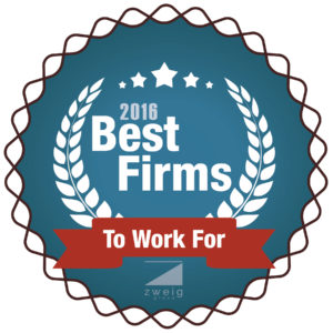 ZweigGroup 2016 Best Firms to Work For