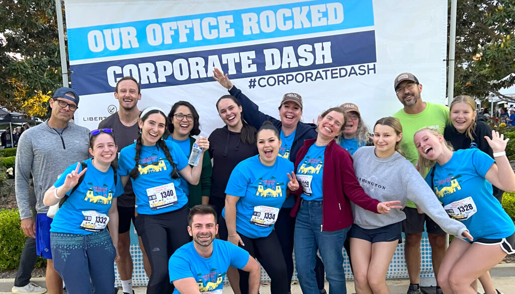 Group of HELIX employees at the Corporate Dash