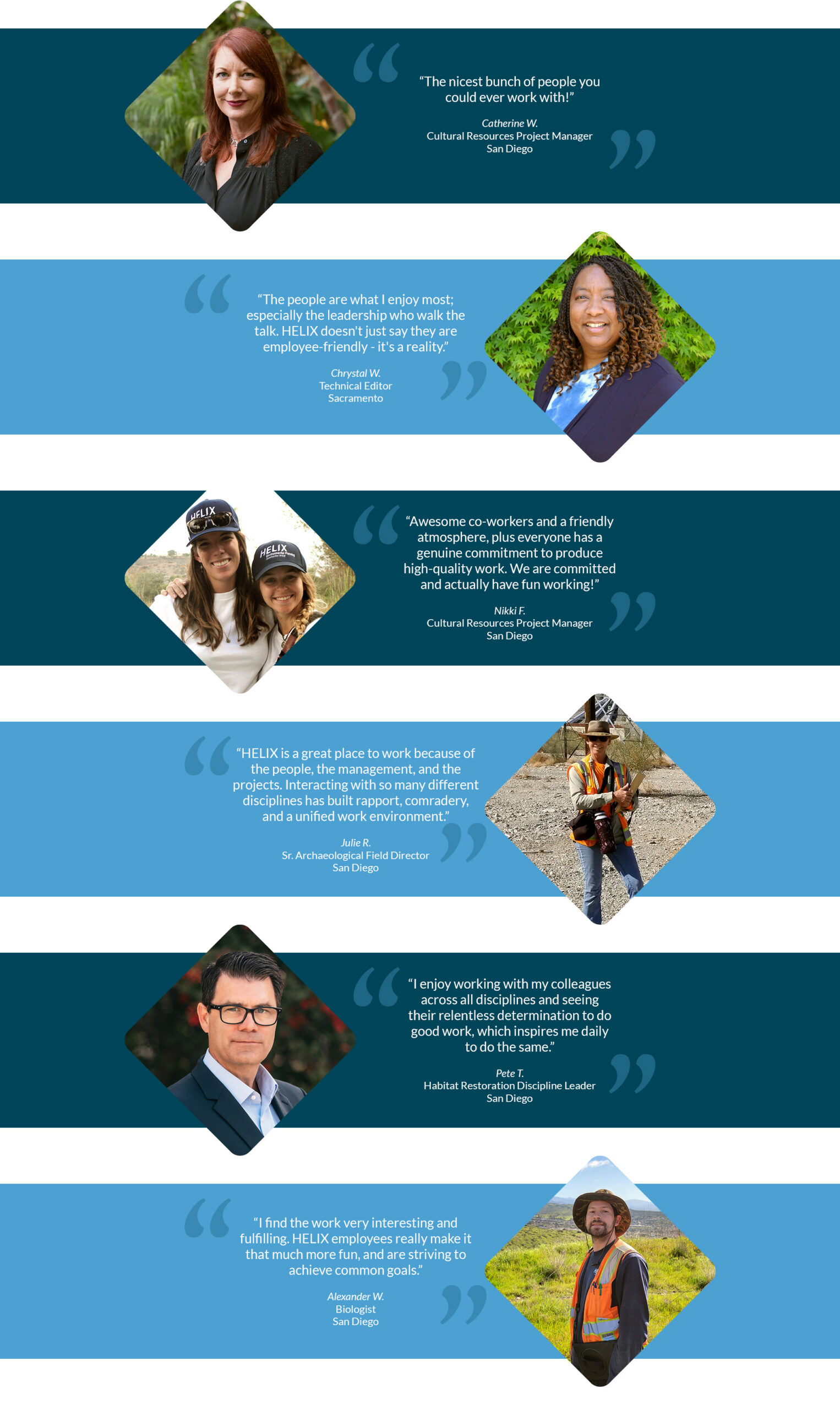 helix environmental employee testimonials